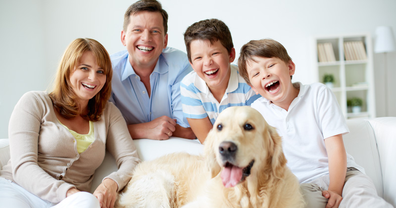 Happy family enjoying quality time together the ideal lifestyle